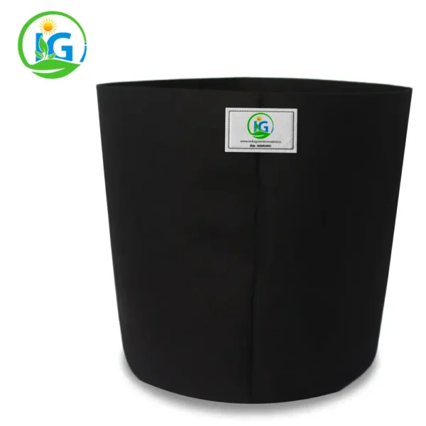 ProGrow 24x24 Black Geo Fabric Grow Bag – Spacious & Durable for Large Plants