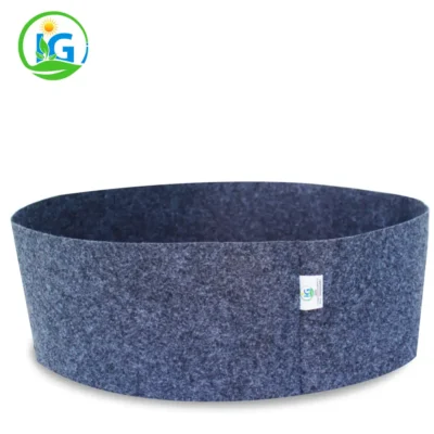 24x9 inch dark grey geo fabric grow bag