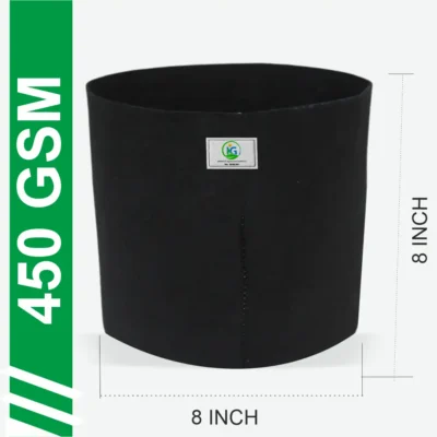 8x8 inch geo fabric grow bag