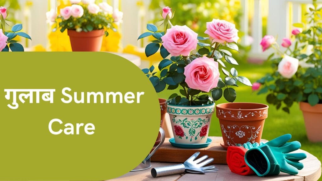 गुलाब Summer Care
