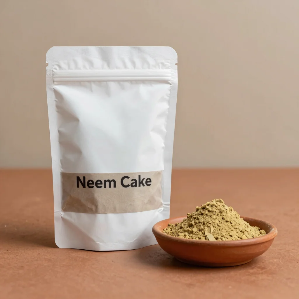 Cold-Pressed Neem Cake Powder