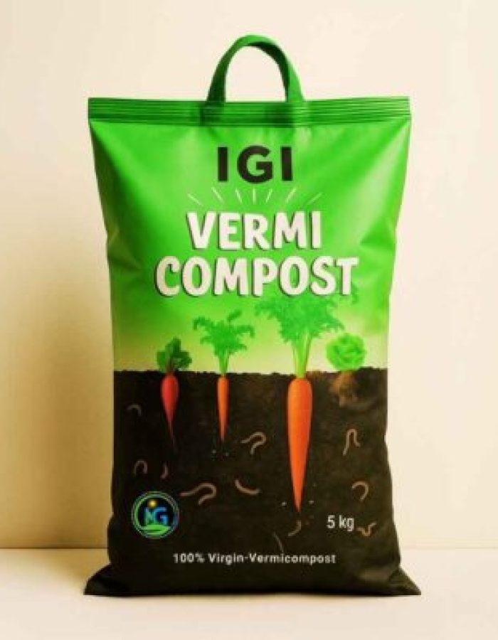Premium Vermicompost 5 Kg – 100% Organic Fertilizer for Healthy Plant Growth